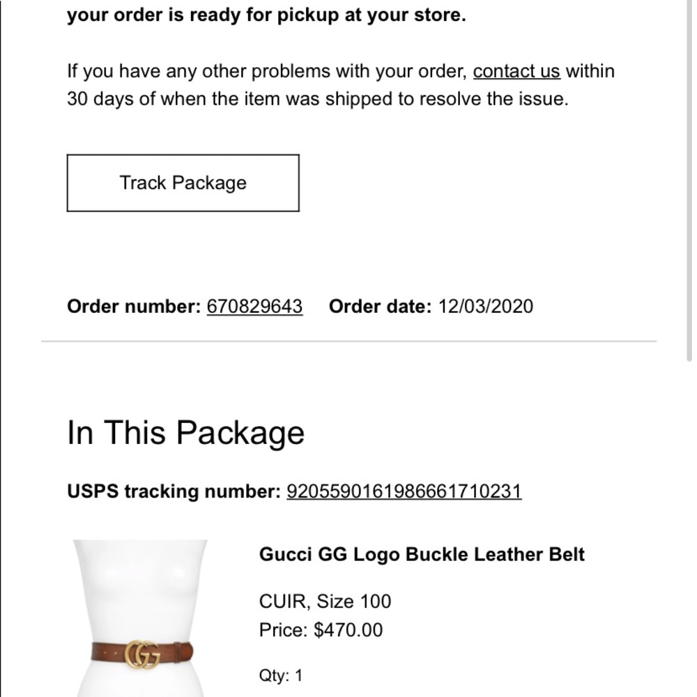 Gucci Marmont Belt - Picture 2 of 2